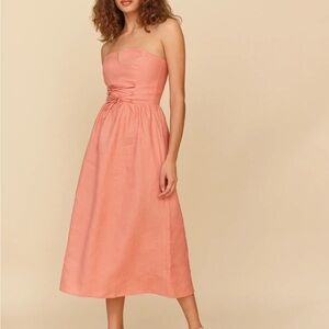 Reformation Cosima Linen Dress